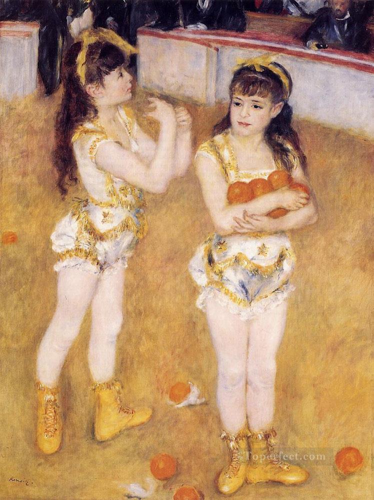 jugglers at the cirque fernando Pierre Auguste Renoir Oil Paintings